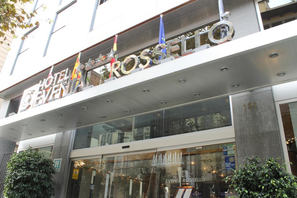 Hotel Evenia Rossello Barcellona Esterno foto