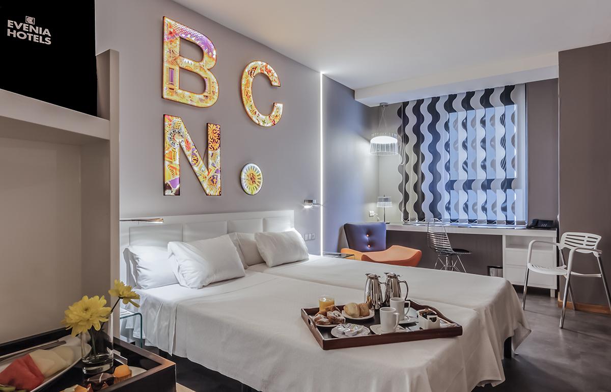 Hotel Evenia Rossello Barcellona Esterno foto