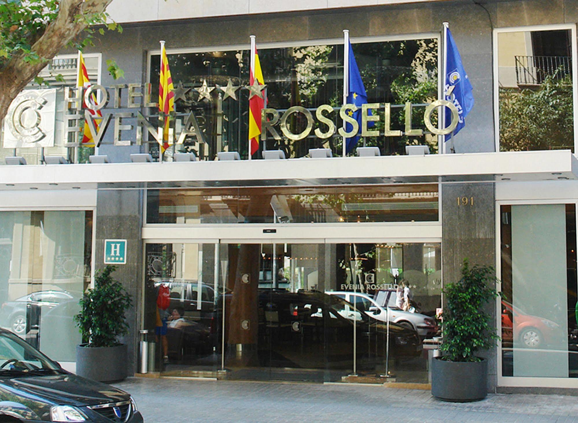 Hotel Evenia Rossello Barcellona Esterno foto